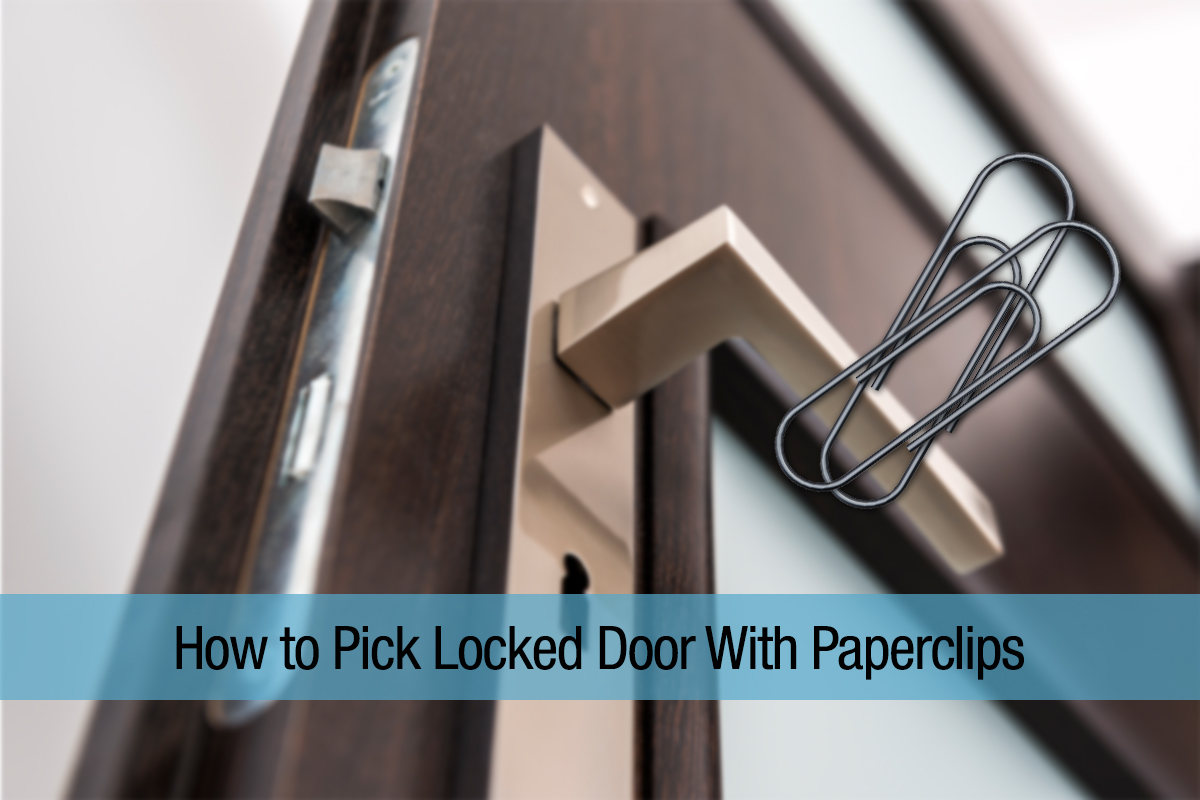 How to Pick Locked Door With Paperclips